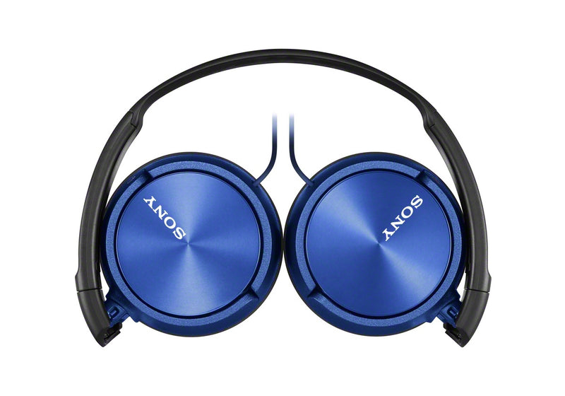 Sony ZX310AP - ZX Series - headphones with mic - full size - 3.5 mm jack - blue
