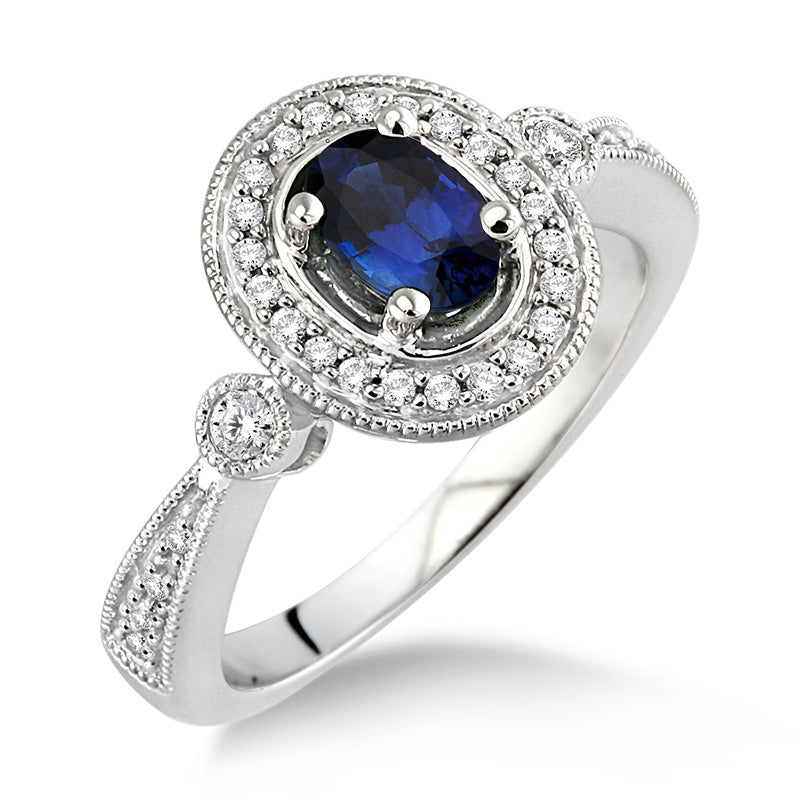 Diamond & Sapphire Ring