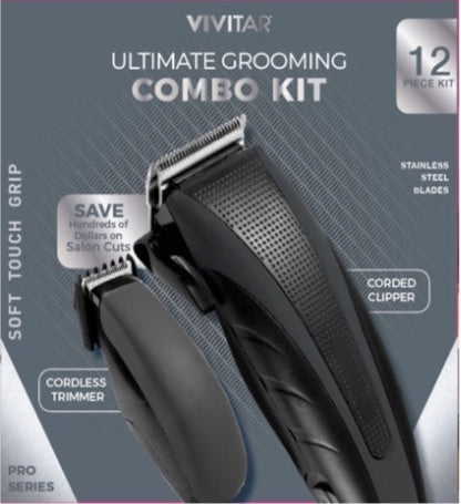 Vivitar Ultimate Grooming 12-Pc Combo Kit