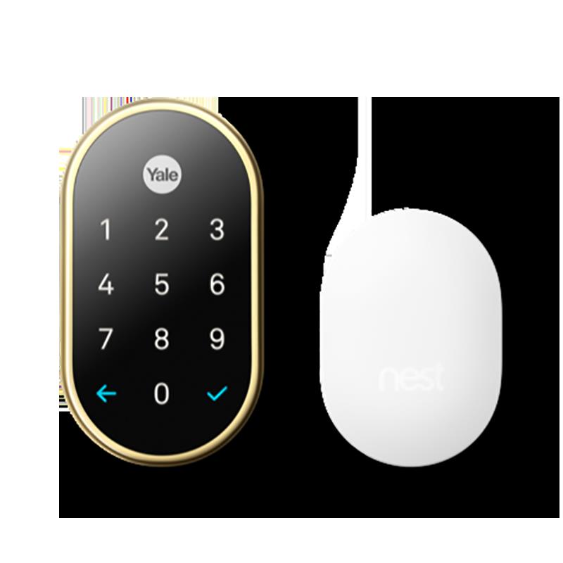 Nest x Yale Lock w/ Nest Connect - Brass