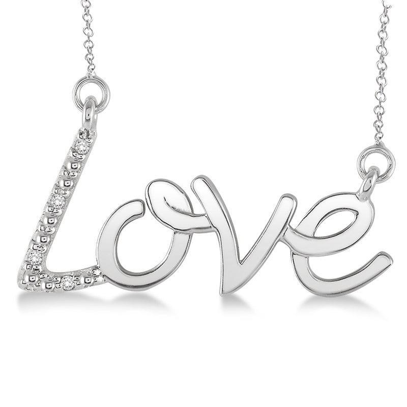 Diamond LOVE Necklace