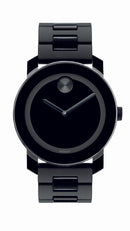 Movado Bold Gents, TR90/Stainless Steel Case, Black TR90/Polymer Bracelet