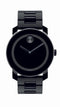 Movado Bold Gents, TR90/Stainless Steel Case, Black TR90/Polymer Bracelet