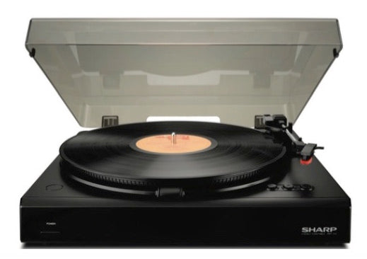 Sharp Audio Basic Stereo Turntable, AUX Out Terminal, 7.7