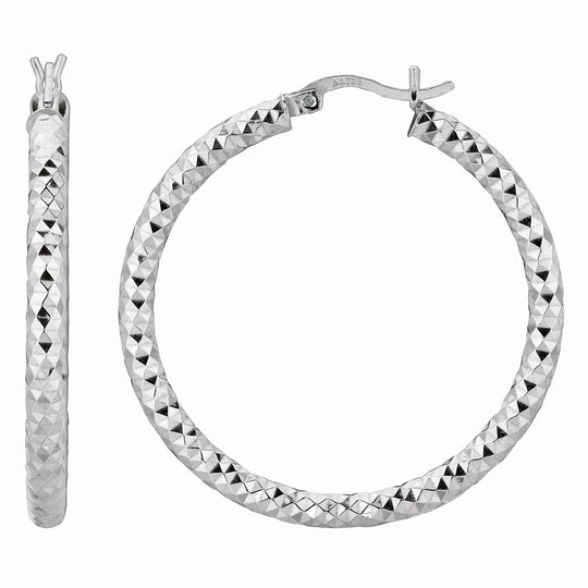 Sterling Silver Hoop Earrings