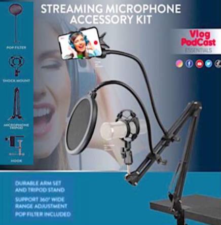 Streaming Microphone Accessory Mount Kit