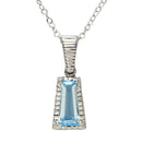 Blue Topaz Necklace