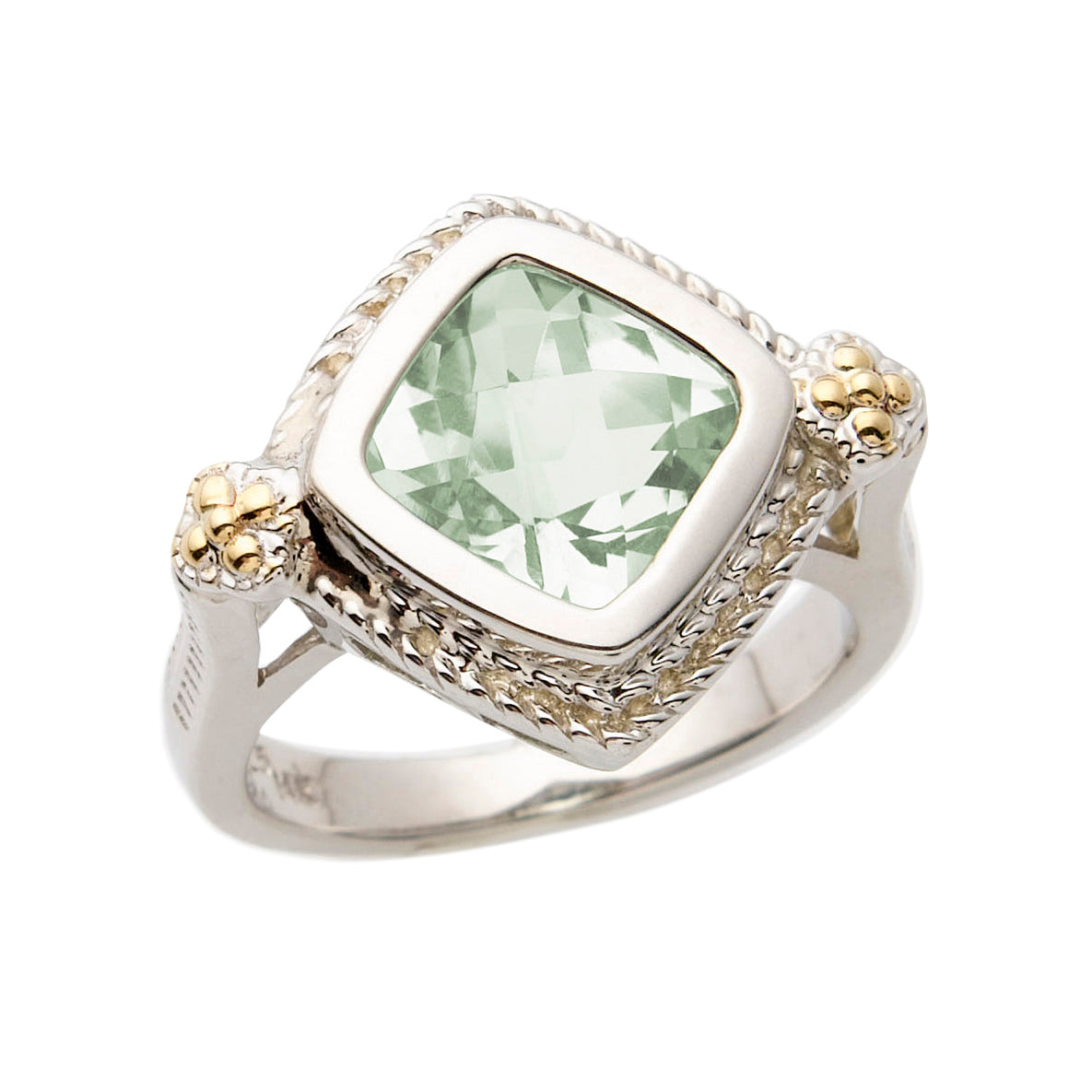 Green Amethyst Ring