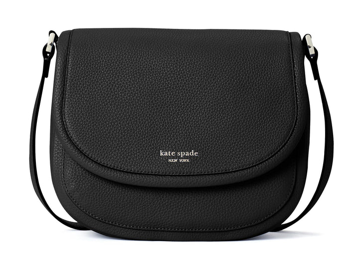 Kate Spade Roulette Large Saddle Bag - Black