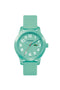 Lacoste Kids, Turquoise Plastic Case With Turquoise Silicone Strap