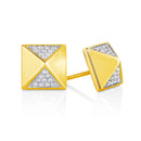 Diamond Cube Earrings
