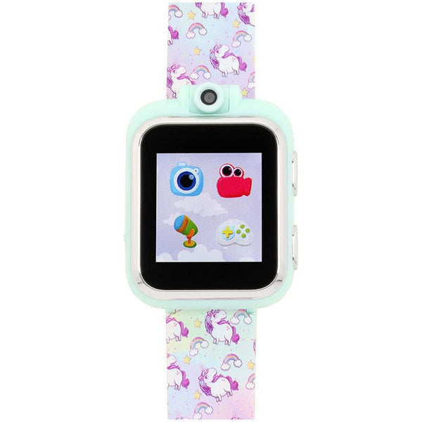iTouch Wearables Kids PlayZoom Smart Watch with Unicorn Print Strap
