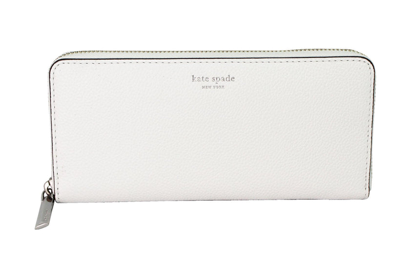 Kate Spade Margaux Slim Continental Wallet - Optic White