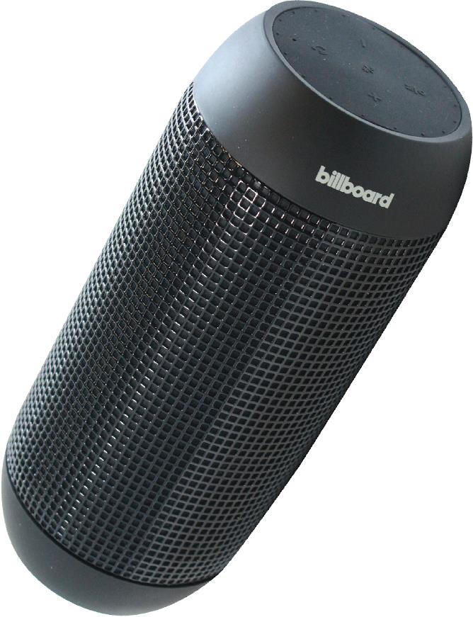 Billboard IPX5 Water Resistant Bluetooth Speaker With Siri