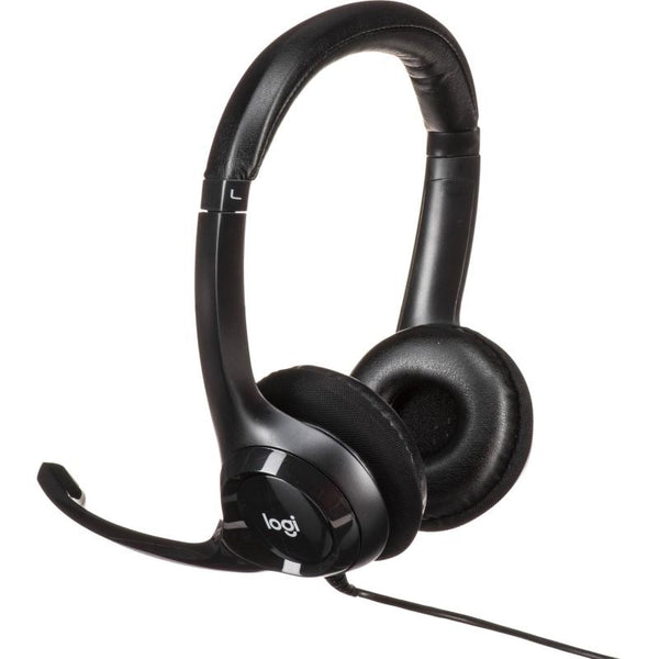 Logitech USB Headset with Noise Canceling Microphone - (Black)