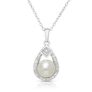 Pearl and Diamond Necklace