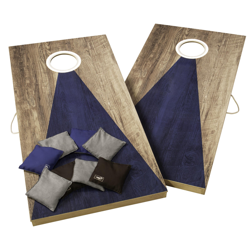 Escalade Sports, Triumph Sports - LED 2X4 All-Wood Bag Toss - Blue/Grey