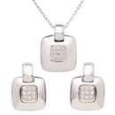 Diamond Earring & Necklace Set