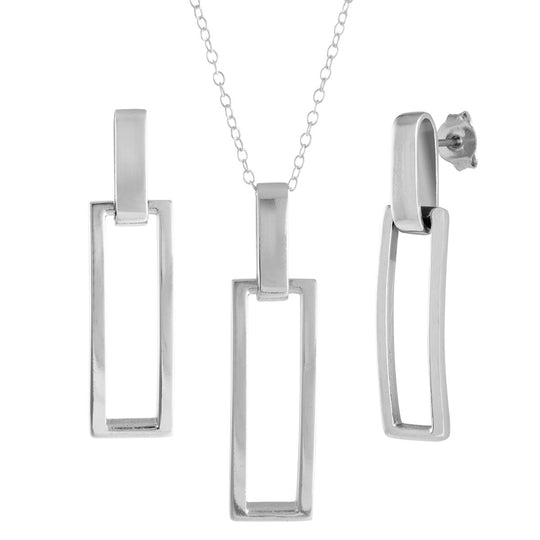 Contemporary Earring & Necklace Set