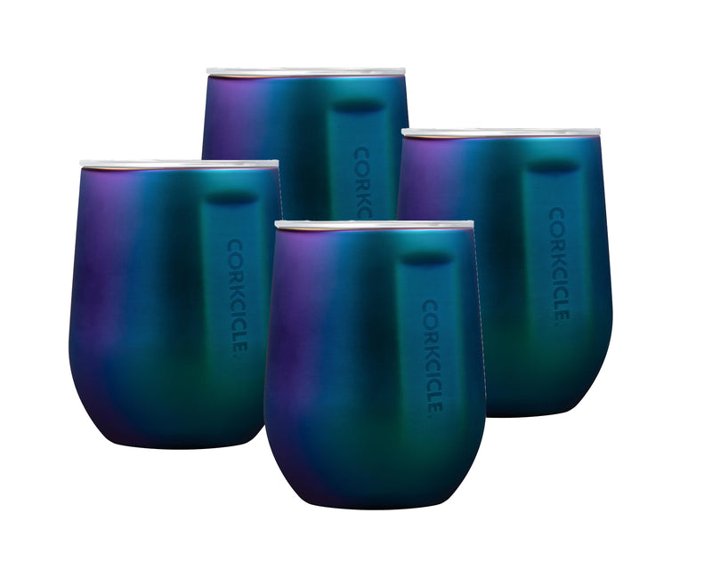 12oz Stemless Wine Cup - Dragonfly, 4 Pack
