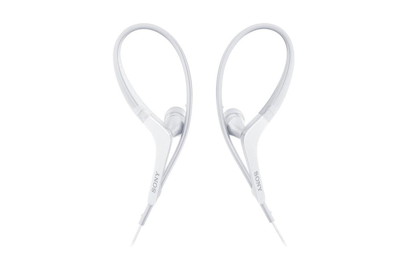 Sony AS410AP - Sport - earphones with mic - in-ear - over-the-ear mount - wired - 3.5 mm jack