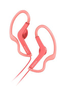 Sony AS210 - Sport - earphones - ear-bud - over-the-ear mount - wired - 3.5 mm jack - pink
