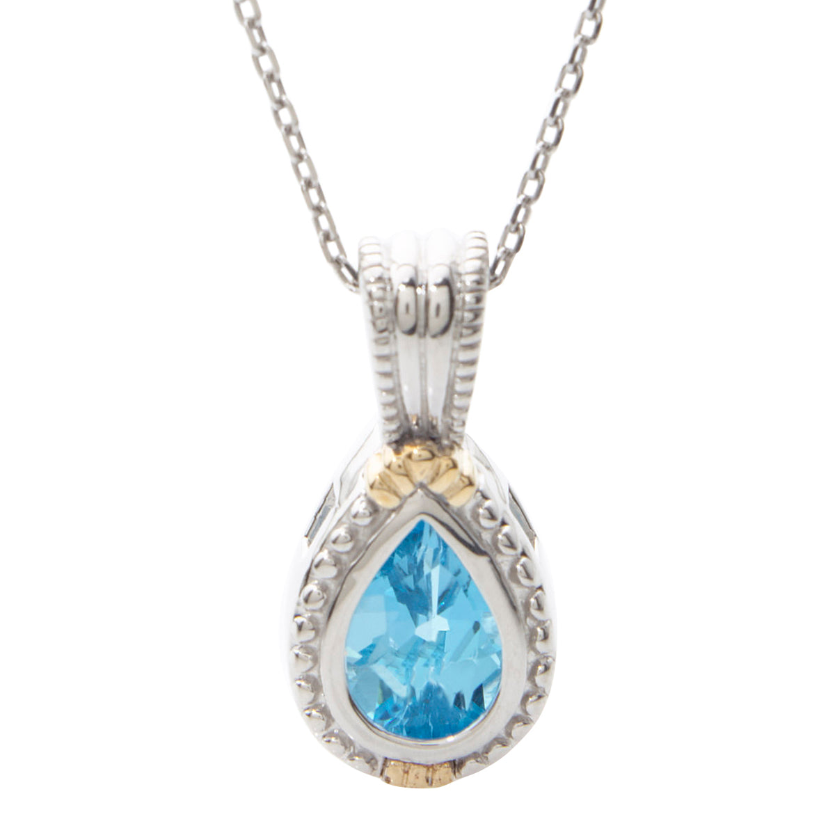 Blue Topaz Necklace