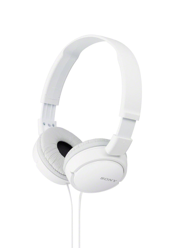 Sony ZX110 - ZX Series - headphones - full size - wired - 3.5 mm jack - white