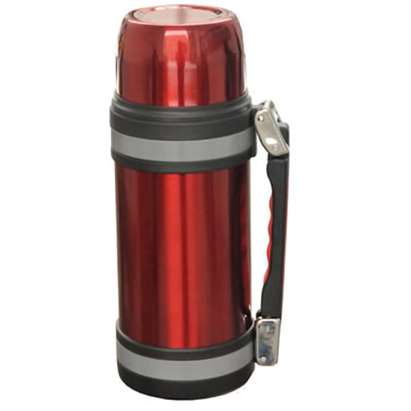 1.5L Vacuum S/S Bottle W/ Handle Red