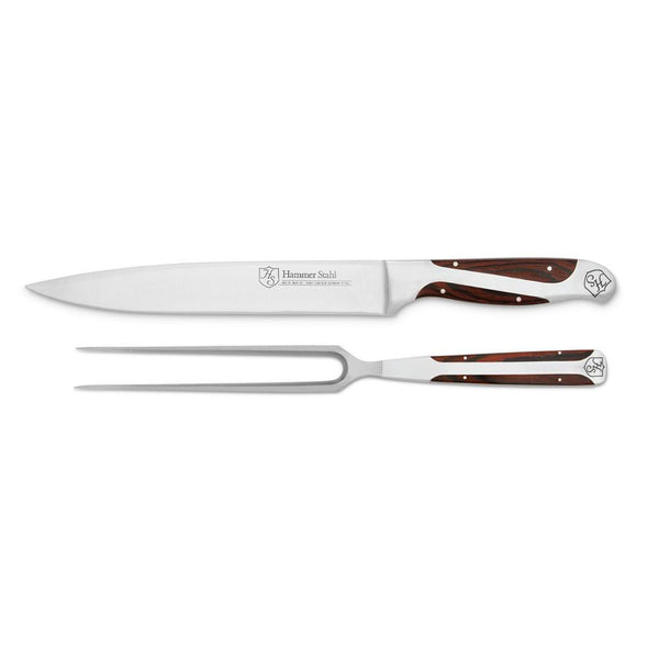 Heritage Steel Carving Knife + Fork Gift Set