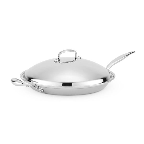 Heritage Steel 13.5" French Skillet W Lid