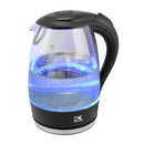 Kalorik Glass Water Kettle with Blue LED Lights