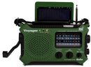 Voyager Classic II Solar/Crank AM/FM/SW/NOAA Alert Cell Charger, Flashlight