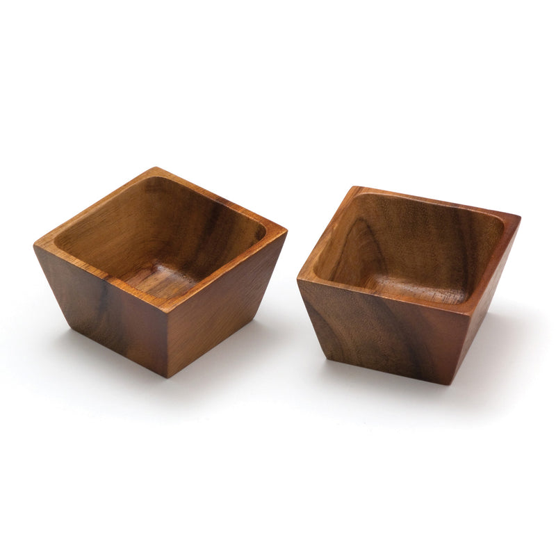 Acacia 2 Square Pinch Bowls