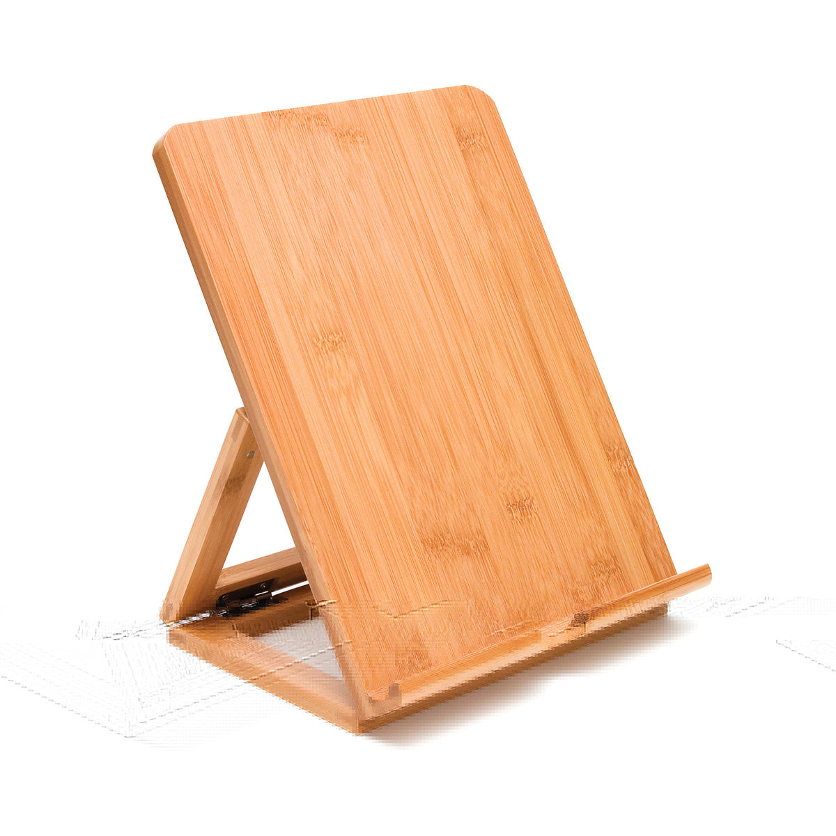 Bamboo Adjustable Folding Easel Back I-Pod Stand