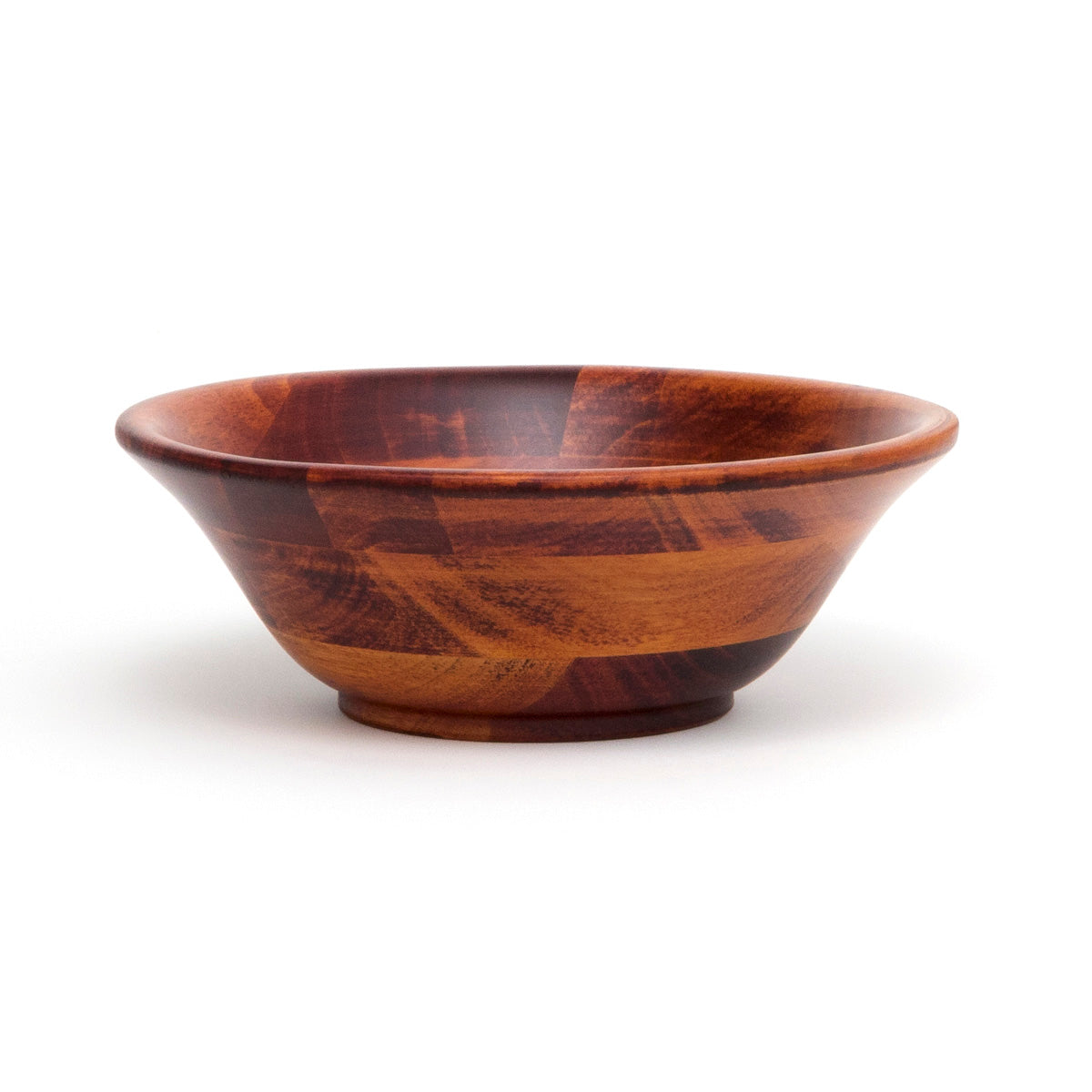 Cherry Finish Flared/Footed Bowl  7