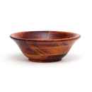 Cherry Finish Flared/Footed Bowl  7"