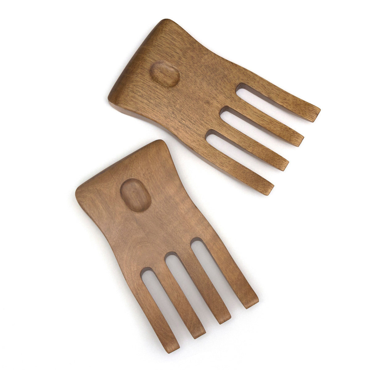 Oak Finish Salad Hands