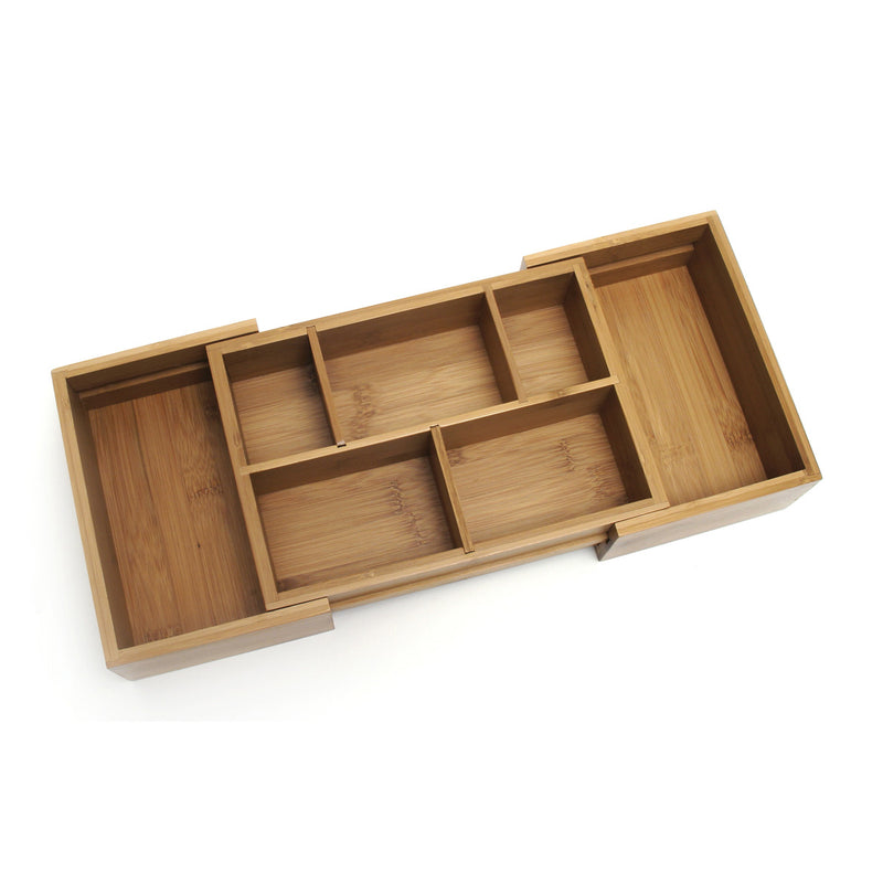 Bamboo Expandable Bathroom Organizer