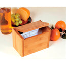 Bamboo Recipe Box