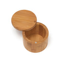 Bamboo Salt Box With Swivel Top