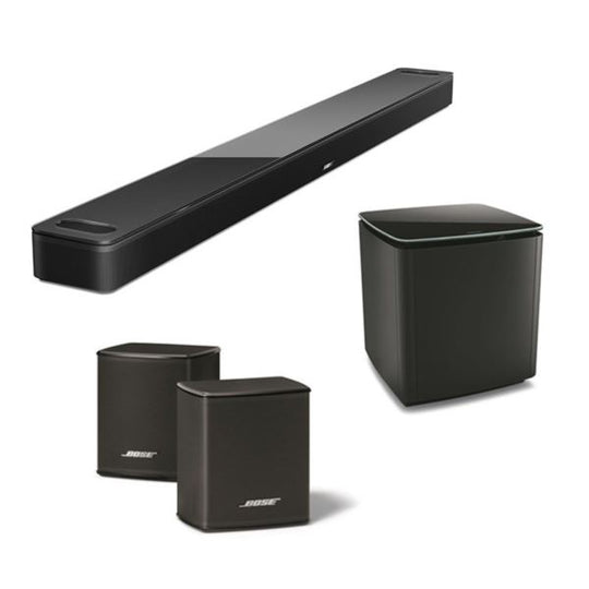 Bose Smart Soundbar 900, Bass Module 700, Surround Speakers - Black