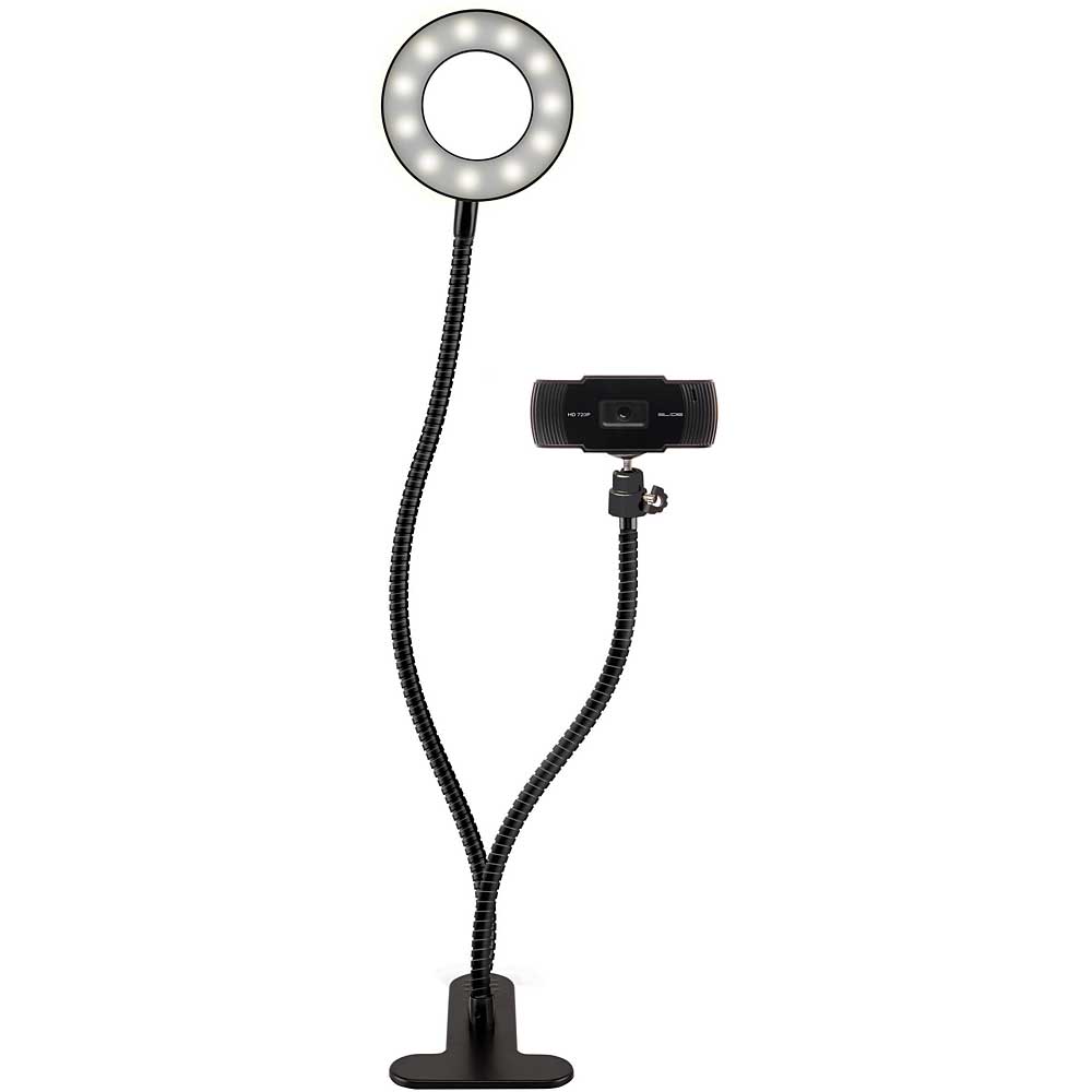 SLIDE HD Webcam with Ring Light
