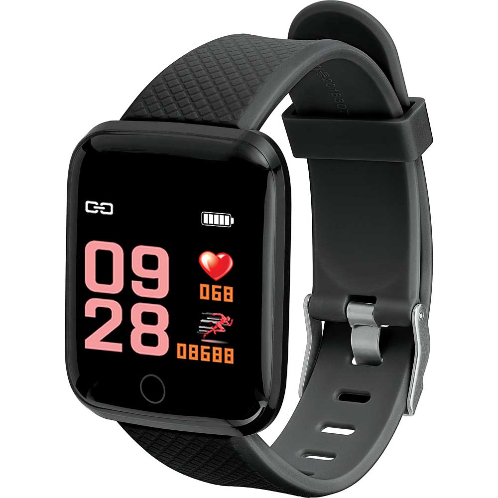 Slide Fitness Smart Watch, Black
