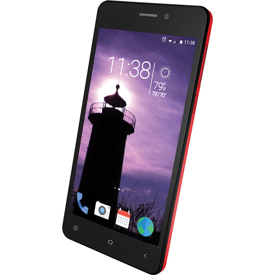 SLIDE 4G GSM Smart Phone, Red