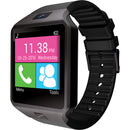 SLIDE 1.54" Smart Watch with GSM Phone, Black