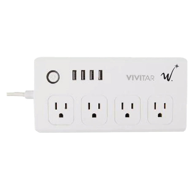 Vivitar Wi-Fi Smart AC/USB 8-Port Power Strip