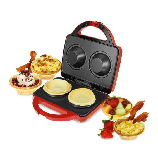 Kalorik Red Waffle Bowl Maker